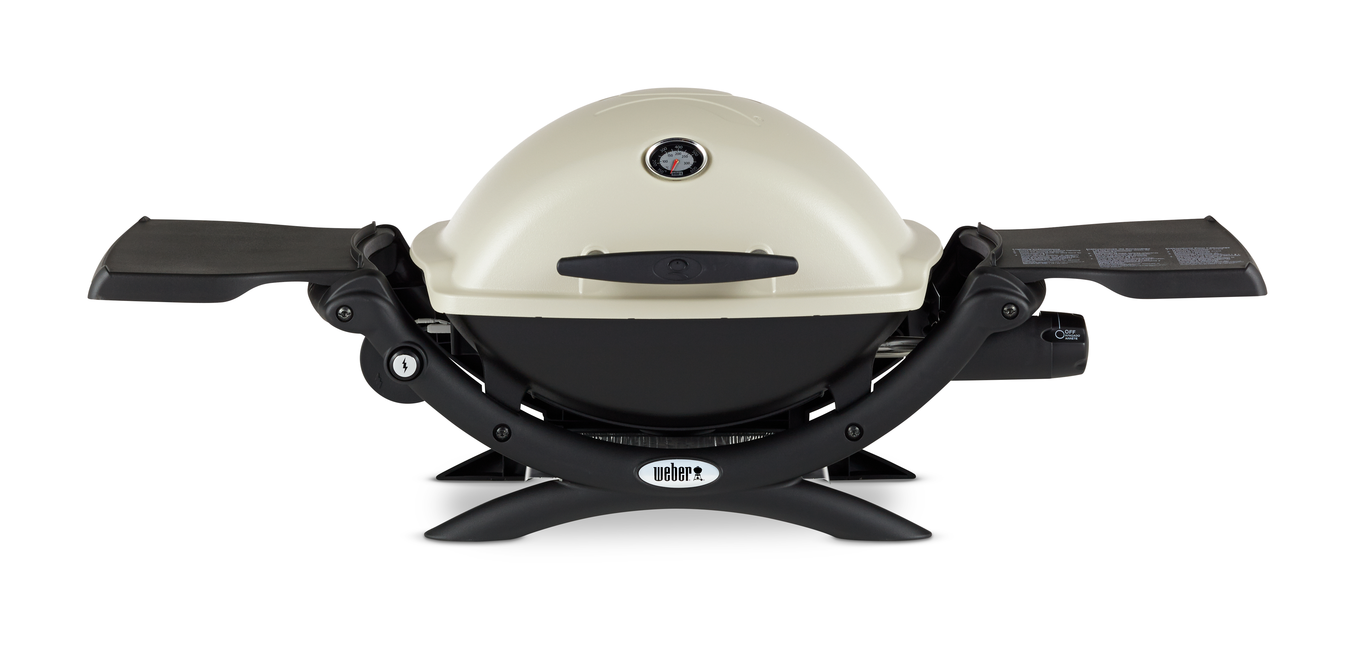 Weber Q 1200 Titanium Single-Burner Tabletop Liquid Propane Gas Grill