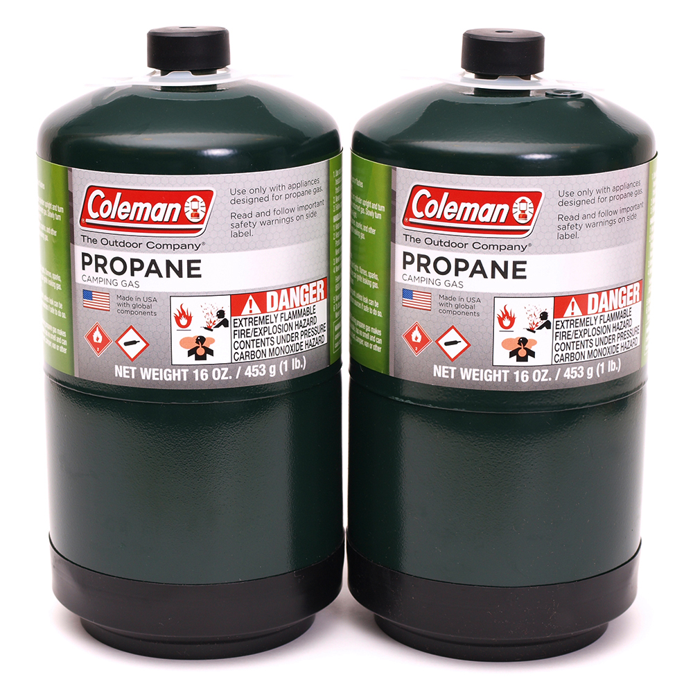 Coleman 1 lb Disposable Propane Cylinders - 2 Pk