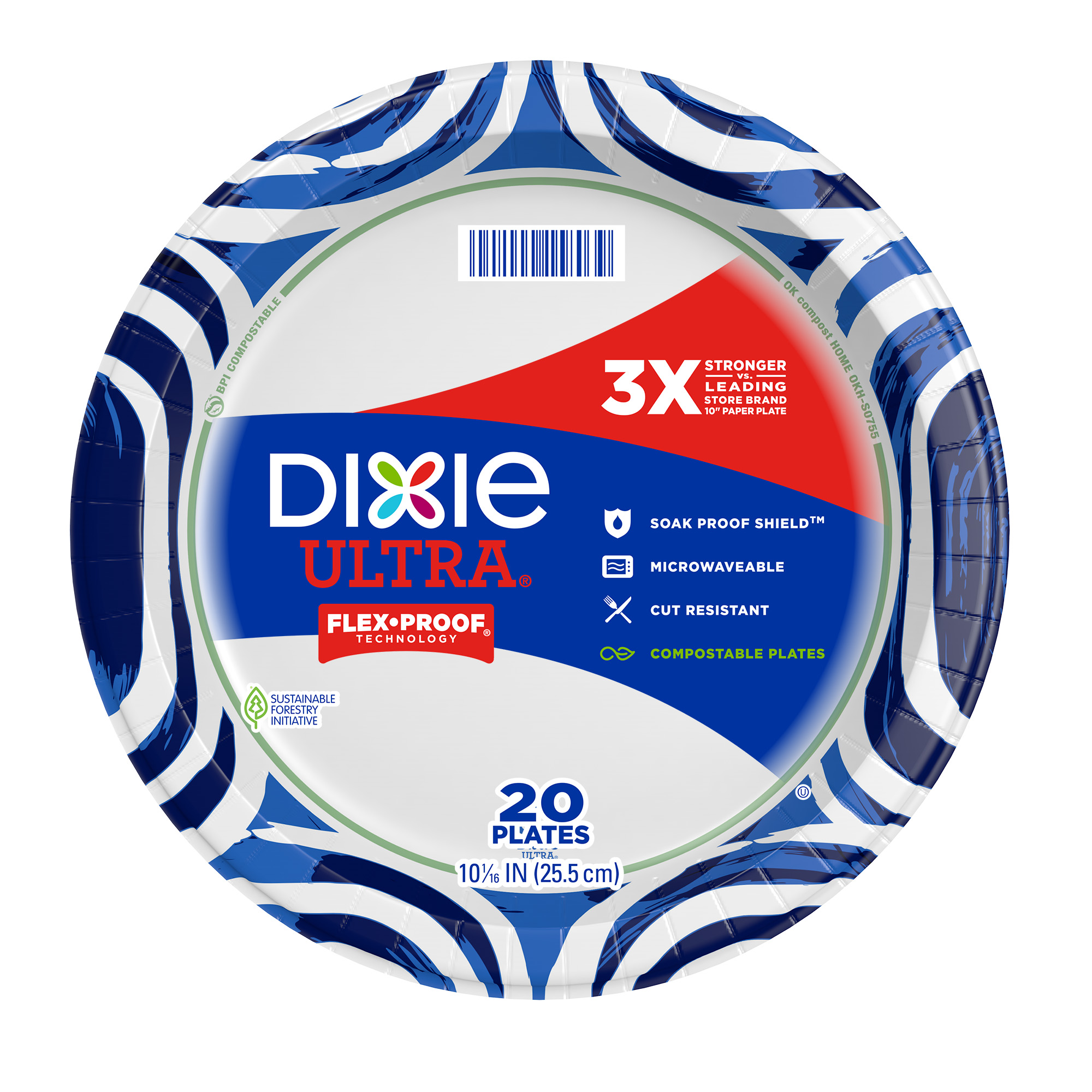 Dixie 10 inch paper plates
