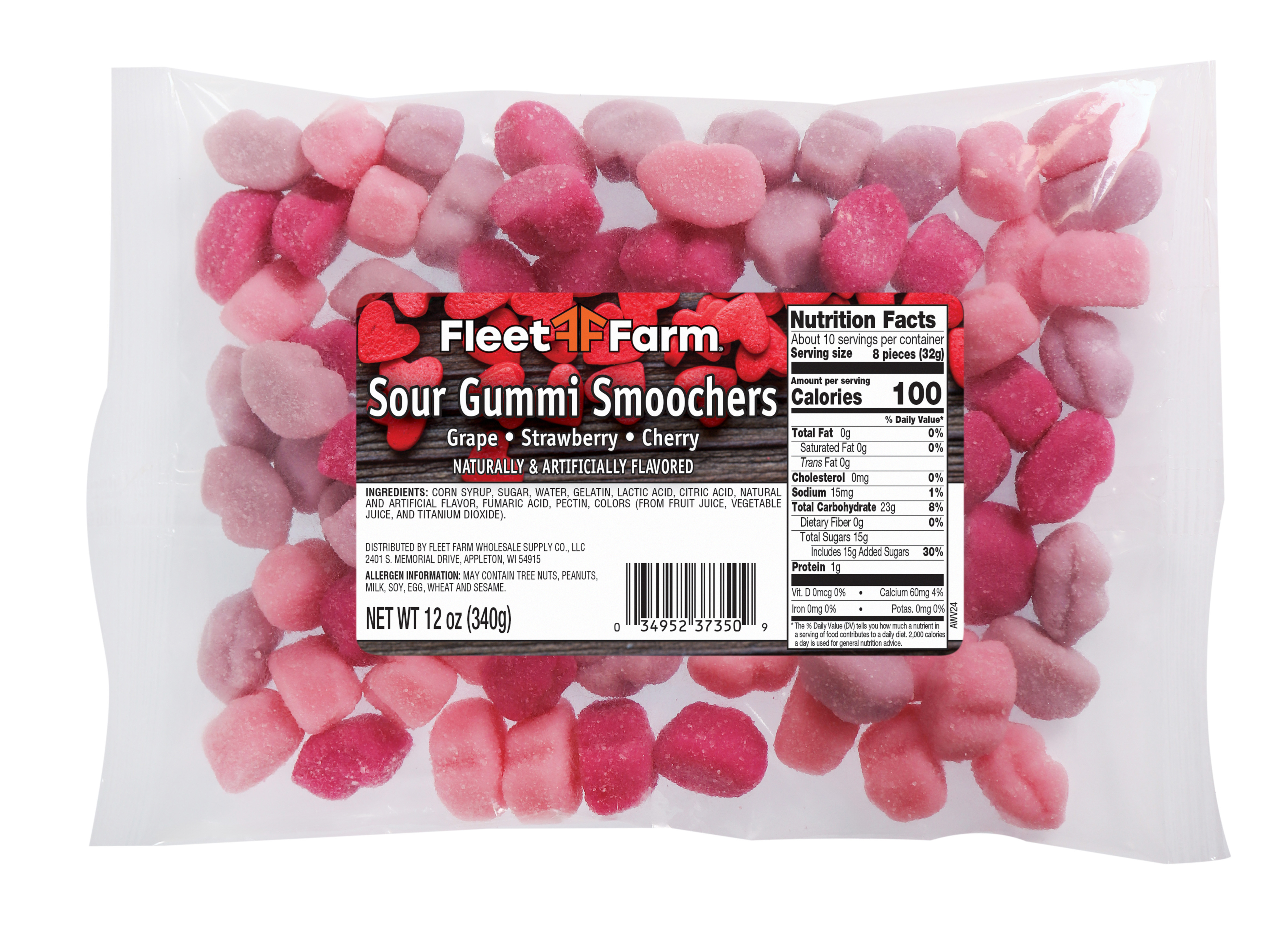 fleet farm souri gummi candy smoochers
