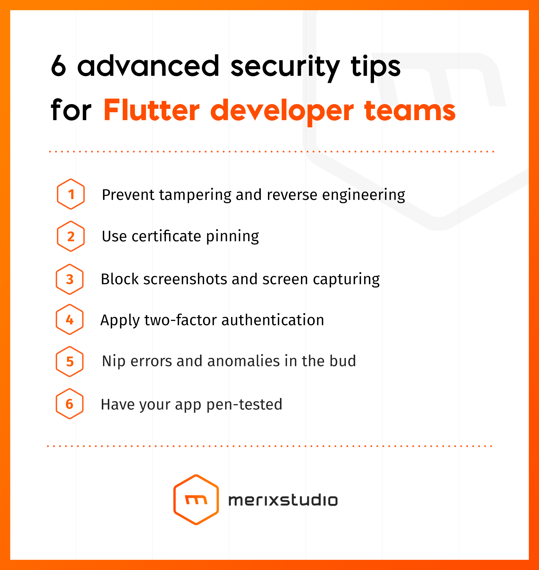 6 advanced security tips for Flutter developer teams