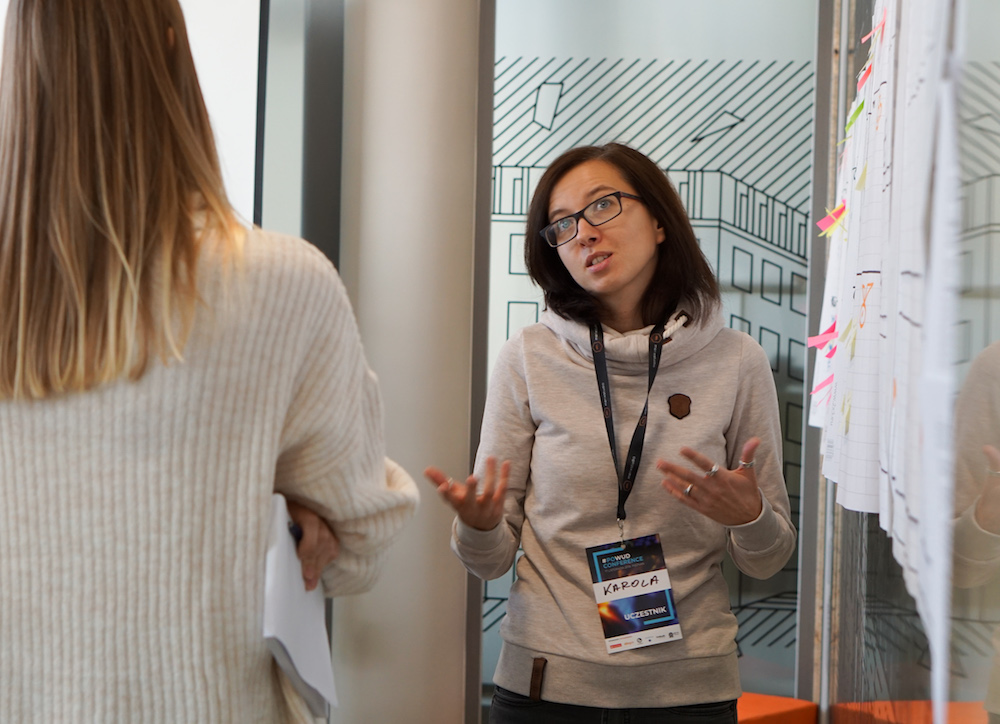 working on gamification during ux design workshop in merixstudio