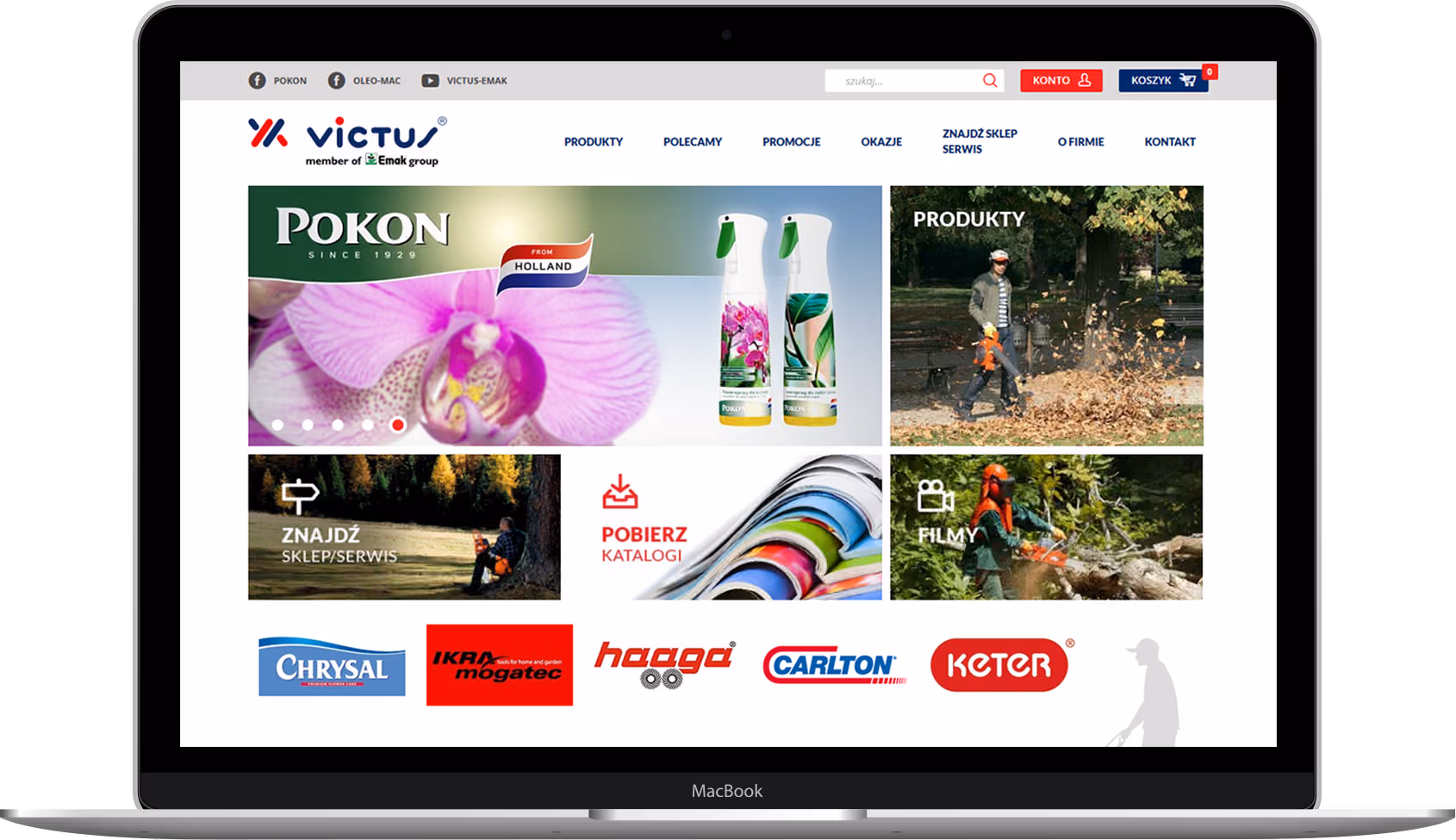 Victus - home page