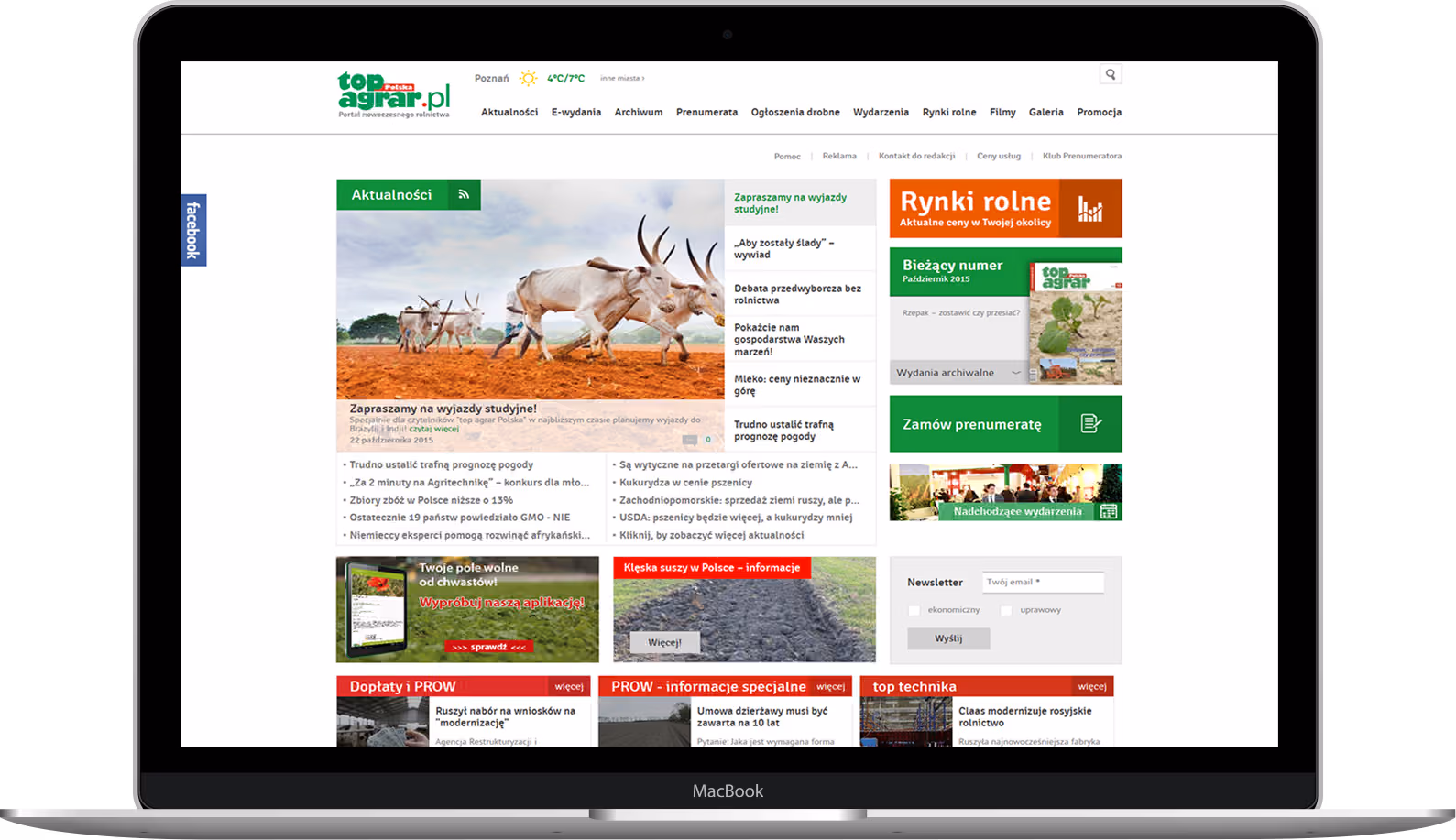 home page