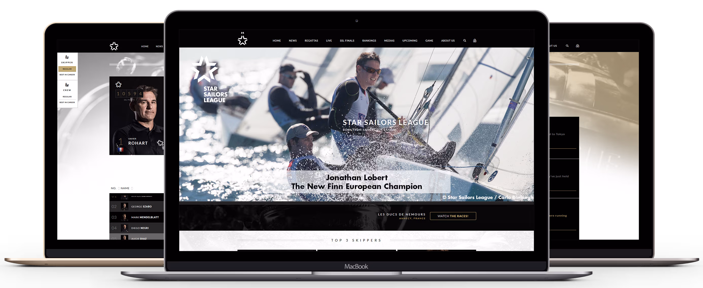 Star Sailor League - Modern, responsive website