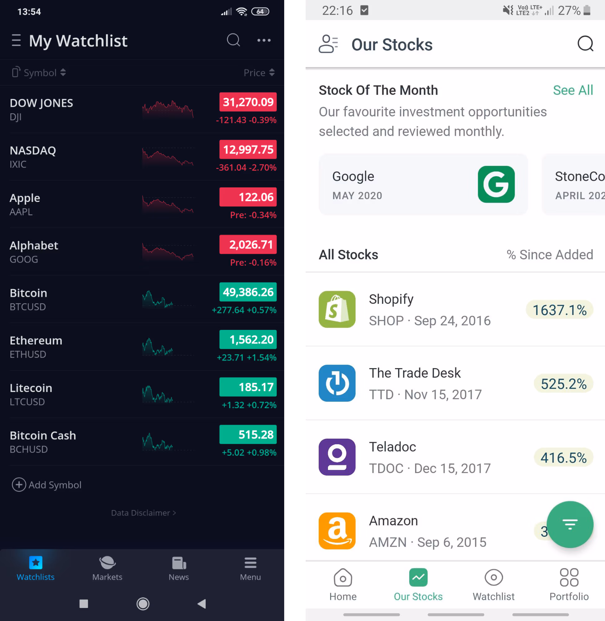 Stock listings in Webull app and eToro app.png