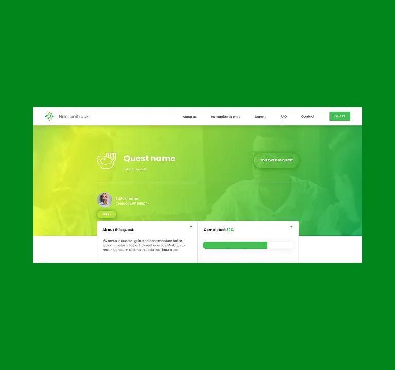 Humanitrack case study