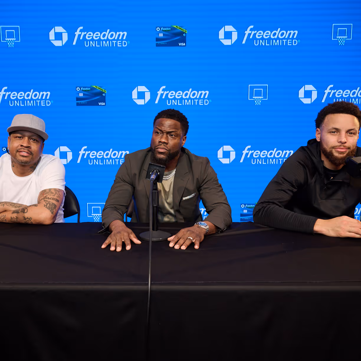 Kevin Hart at a press conference