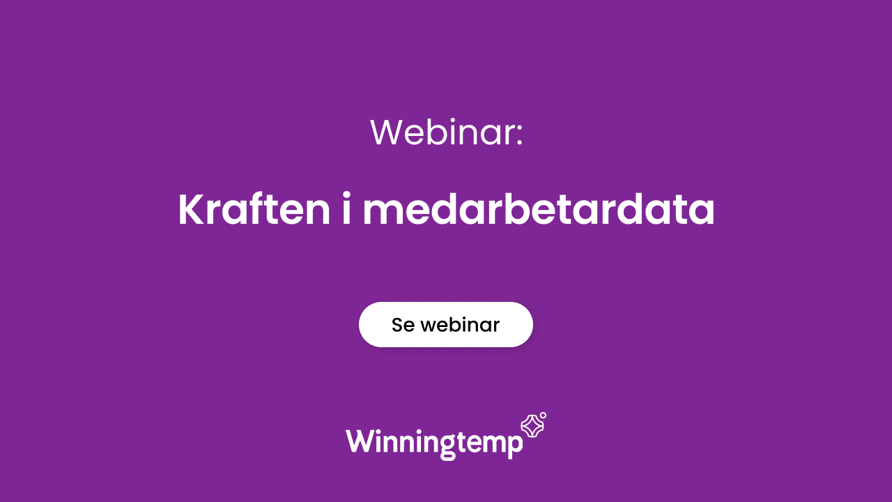 Kraften i medarbetardata | Winningtemp, Sana, Google