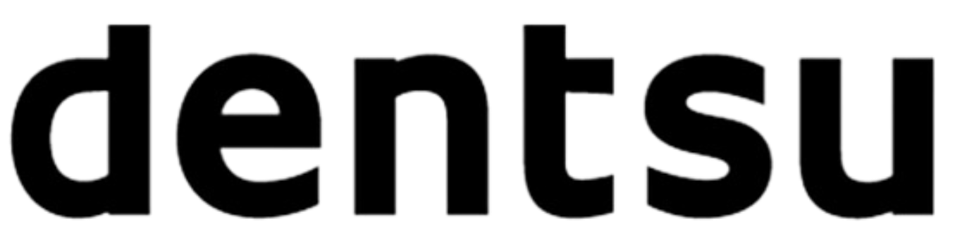 Logo firmy Dentsu.