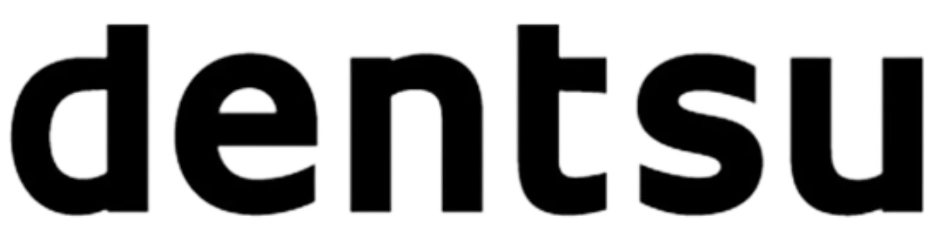 Logo firmy Dentsu.