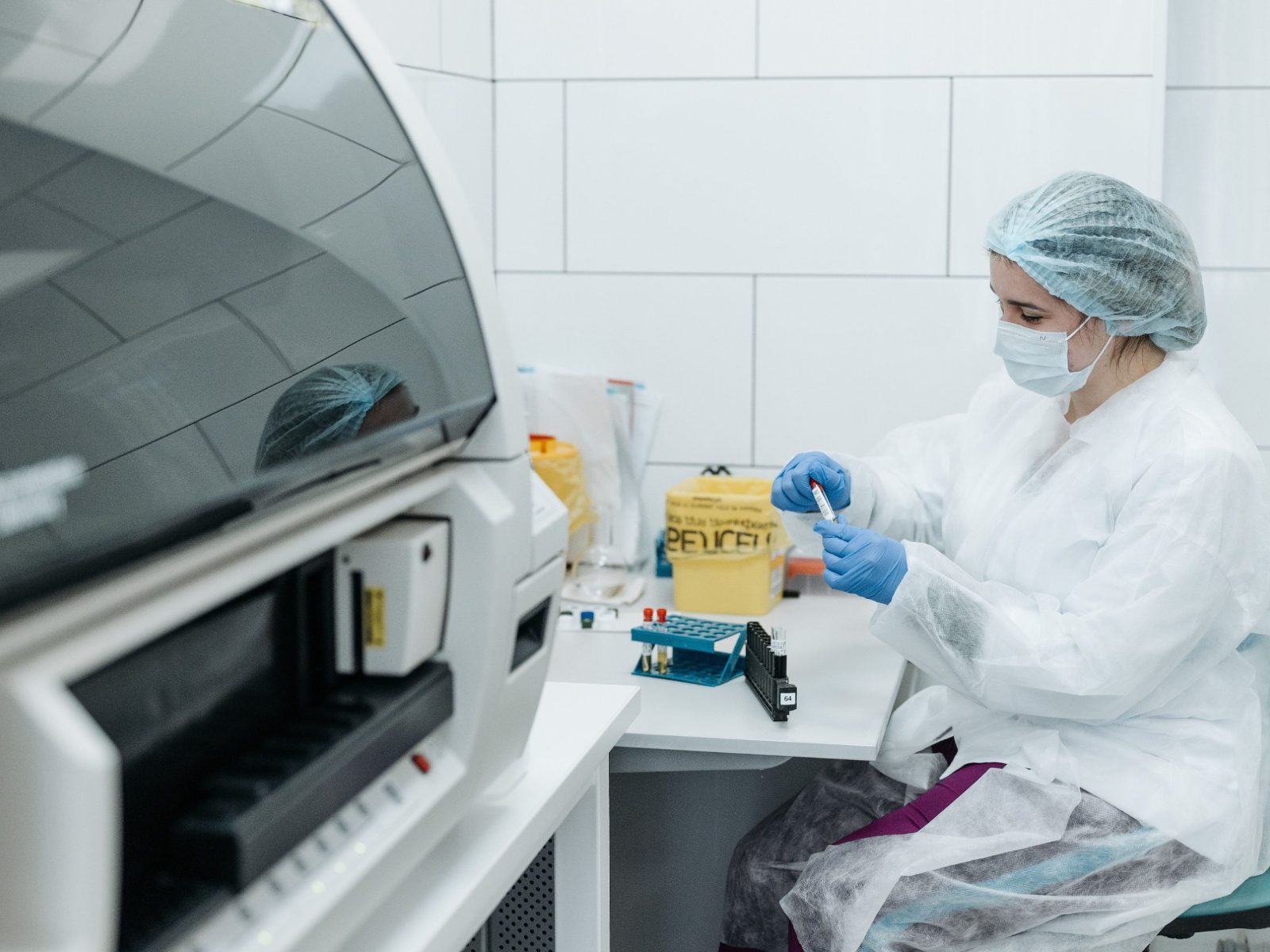 Badania w laboratorium placówki medycznej