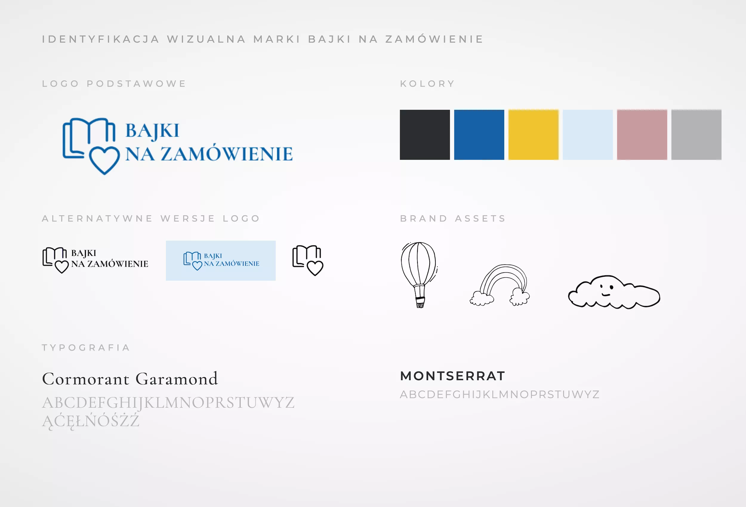 Identyfikacja wizualna i logo Bajki Na Zamówienie