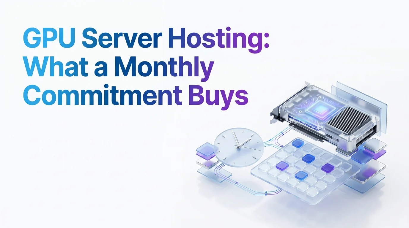 GPU Dedicated Server Hosting: Monthly vs Hourly Math