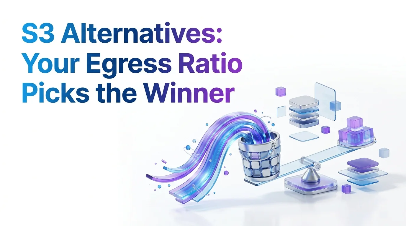 S3 Alternatives: Egress Ratio Decides the Bill