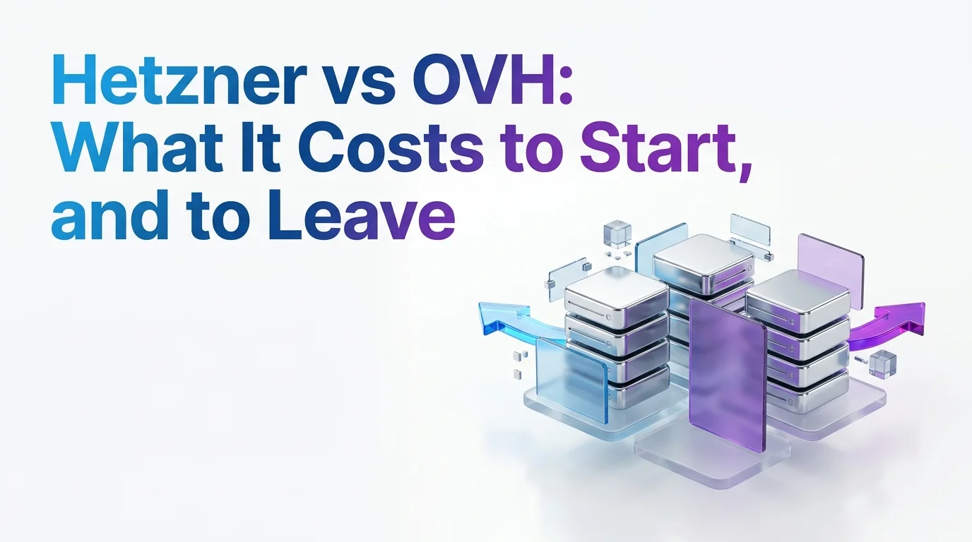 Hetzner vs OVH: What It Costs to Start, and to Leave