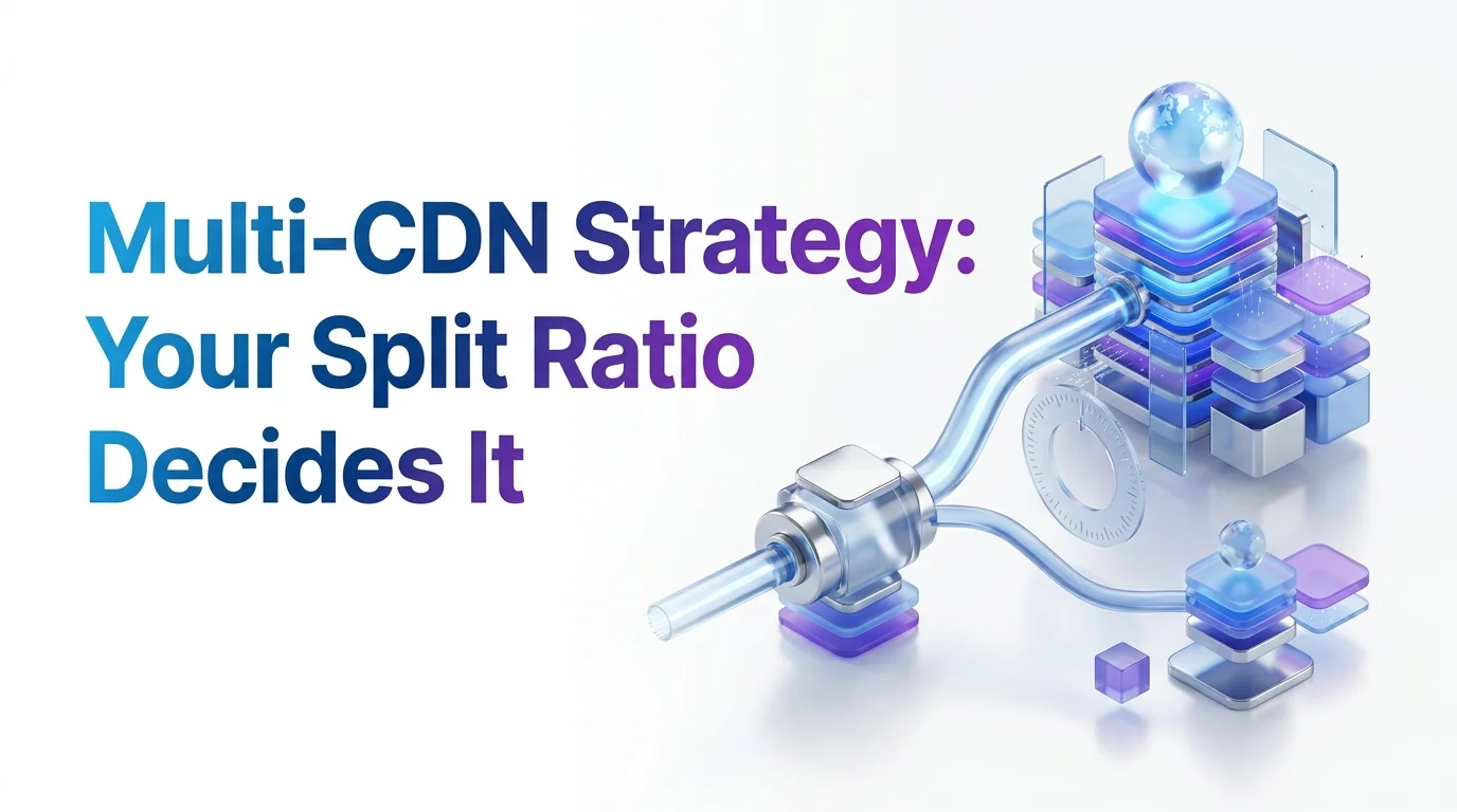 Multi-CDN Strategy: What the Split Ratio Costs