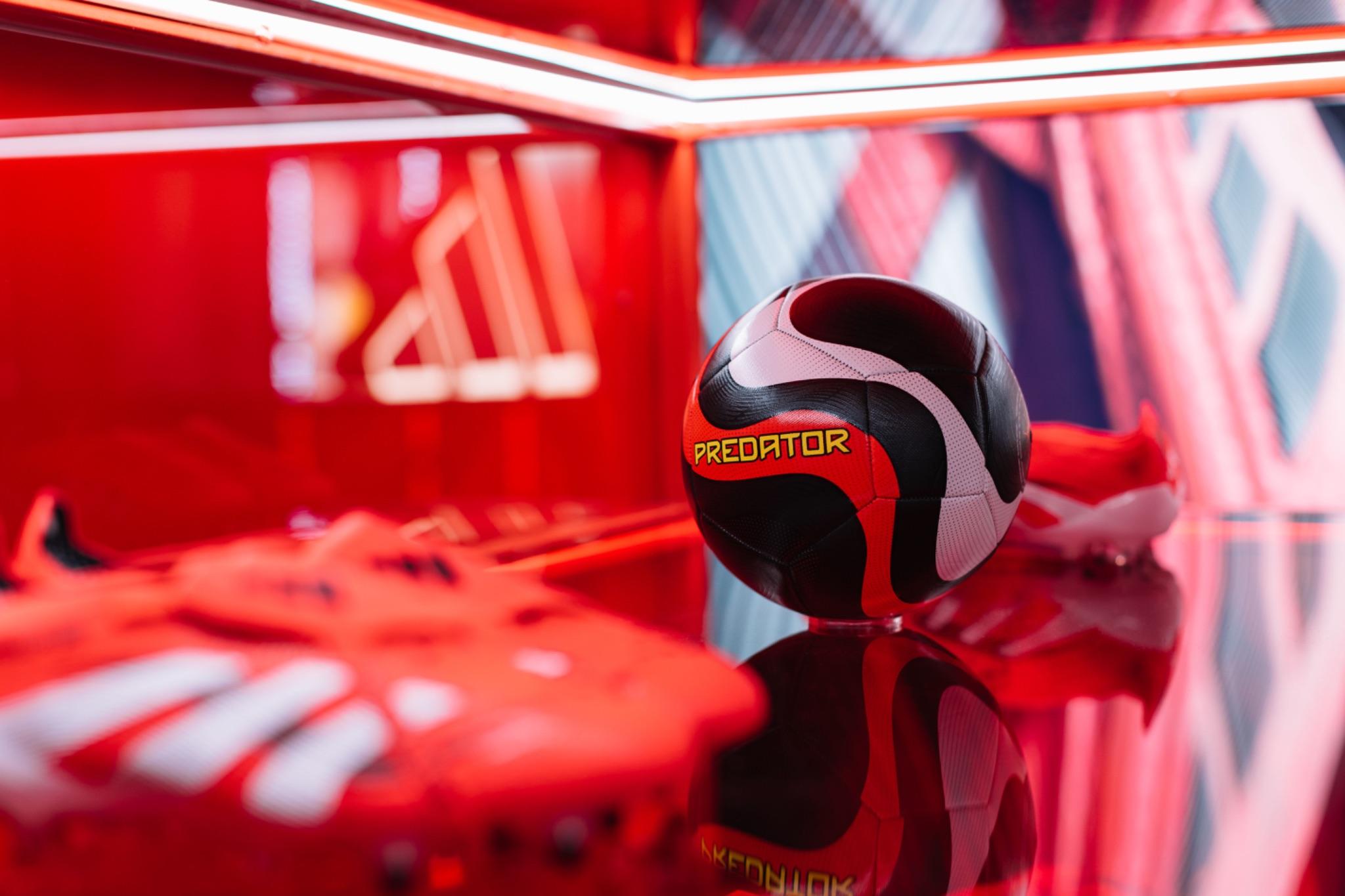 Interior of flagship adidas store