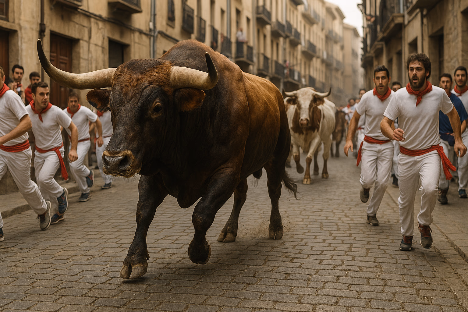 Course de taureaux Pampelune