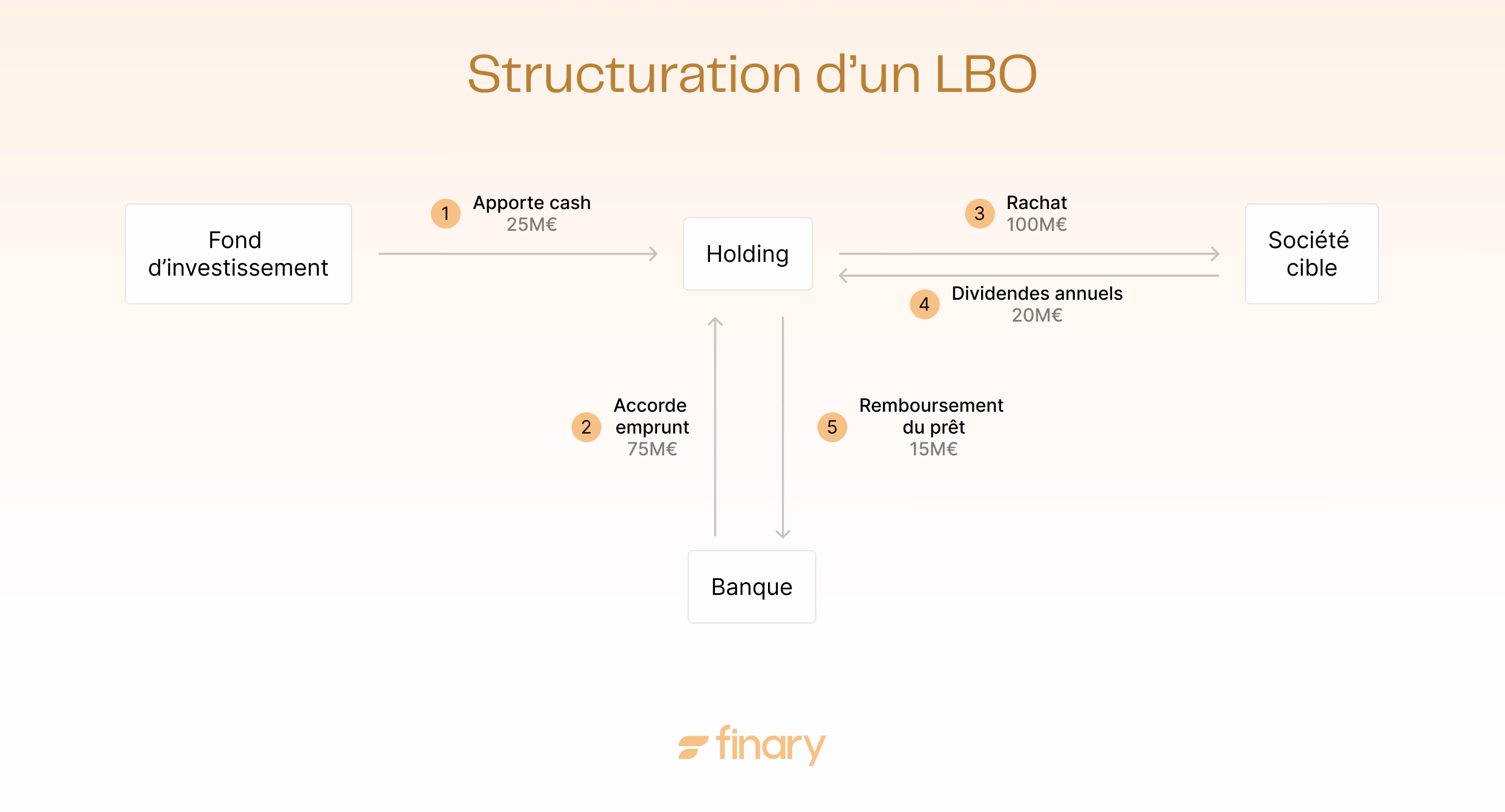 Diagramme Lbo Flux Financiers