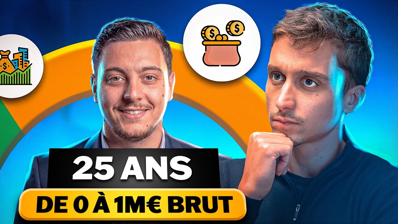 1M€ à 25 ans : il explique comment il a fait avec un salaire de 2800€/mois