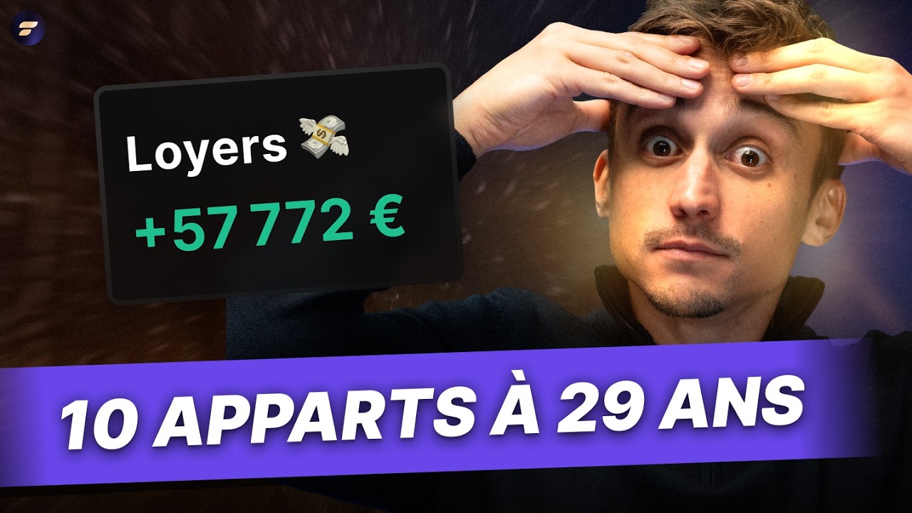 29 ans : il a 10 appartements et gagne 57 772 €/an avec ses loyers - Analyse de patrimoine
