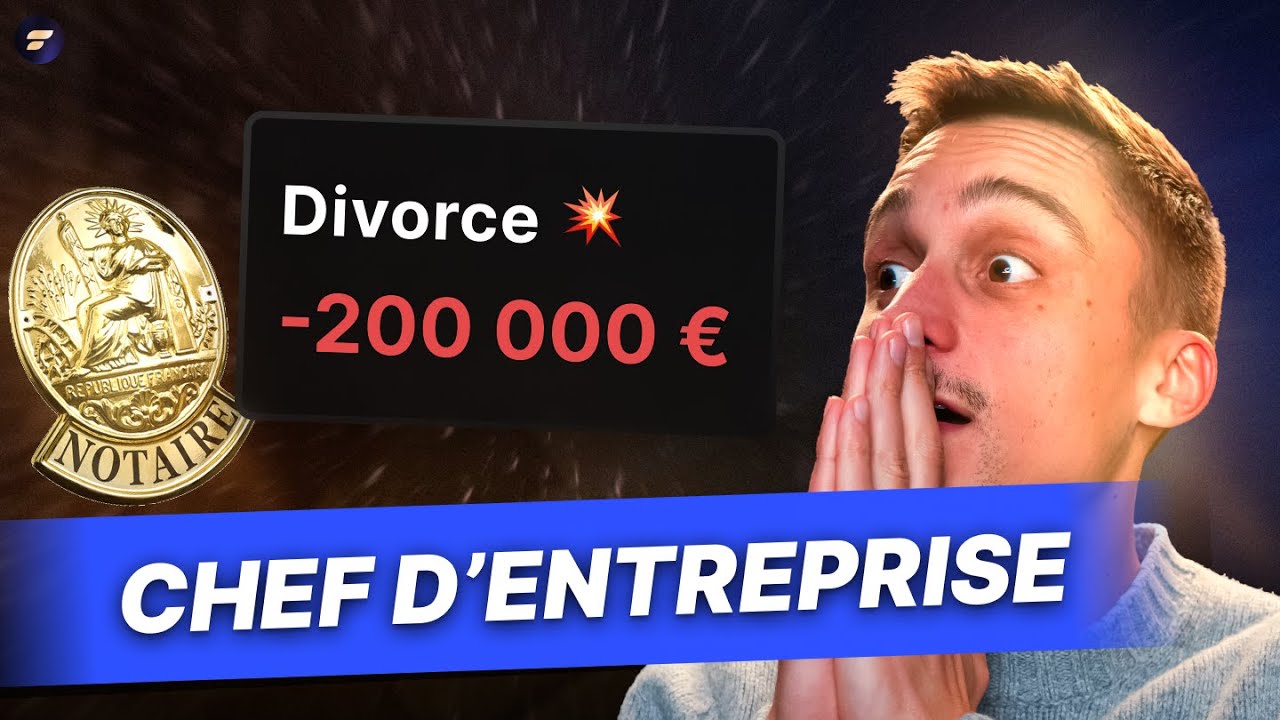 Chef d'entreprise : son divorce lui fait perdre beaucoup d'argent - Analyse de patrimoine