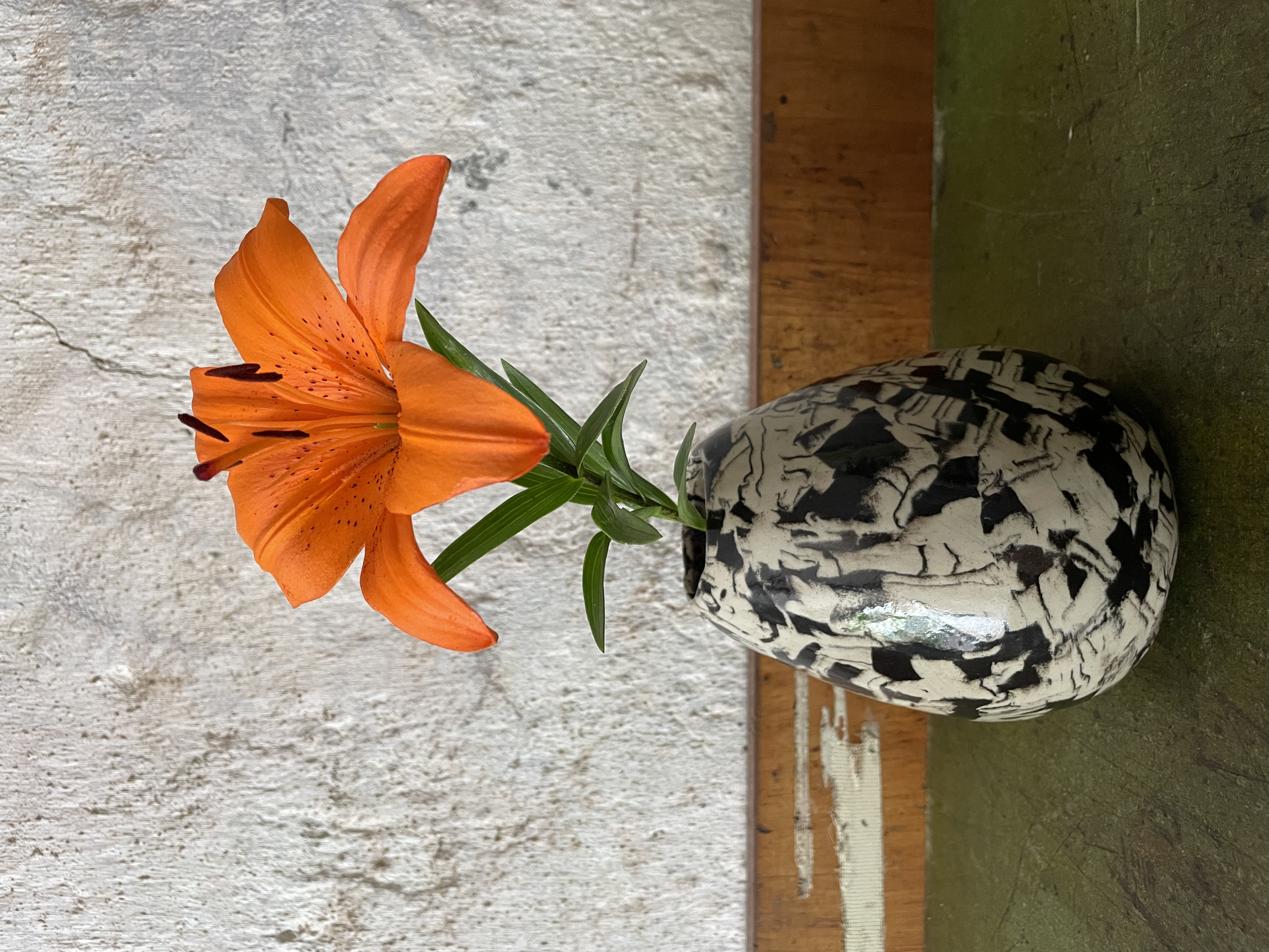 Blumen mit Keramik