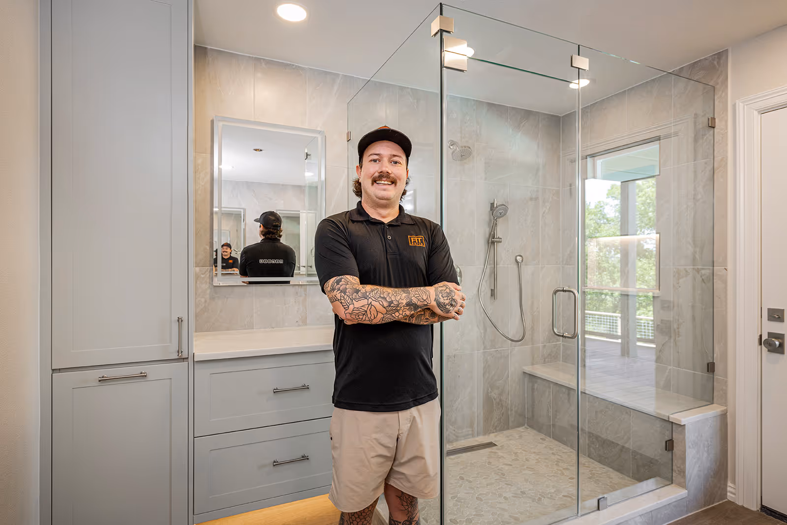 Custom bathroom renovation Austin