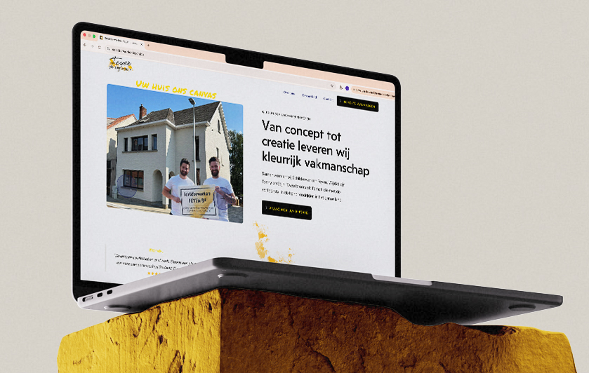 webdesign en logo ontwerp voor schilder