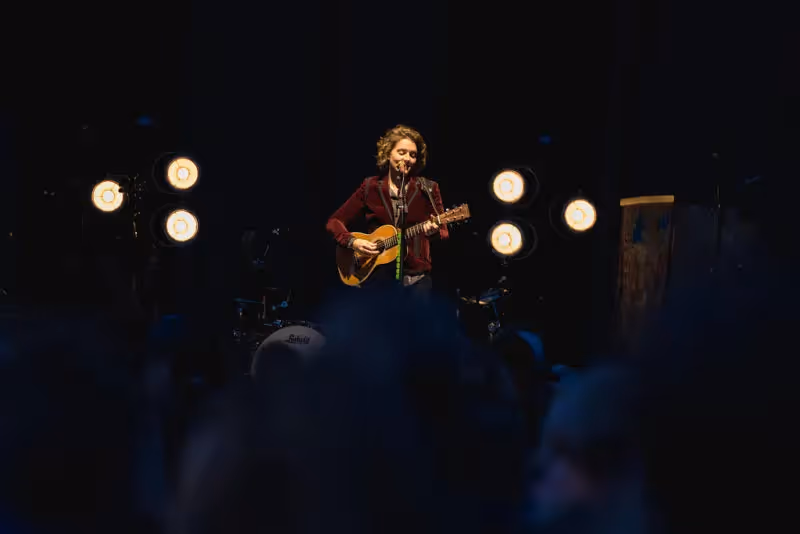 Photo of Brandi Carlile performing in 2018