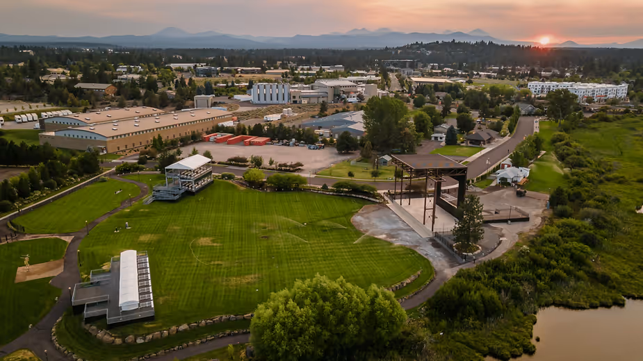 Hayden Homes Amphitheater Aerial Shot 2021