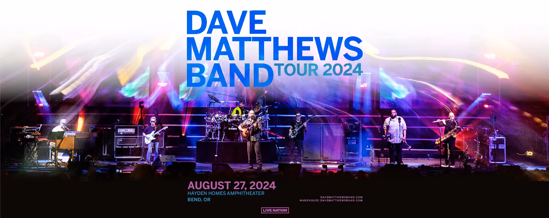 Dave Matthews Band 2024 Tour Hayden Homes Amphitheater Bend Oregon