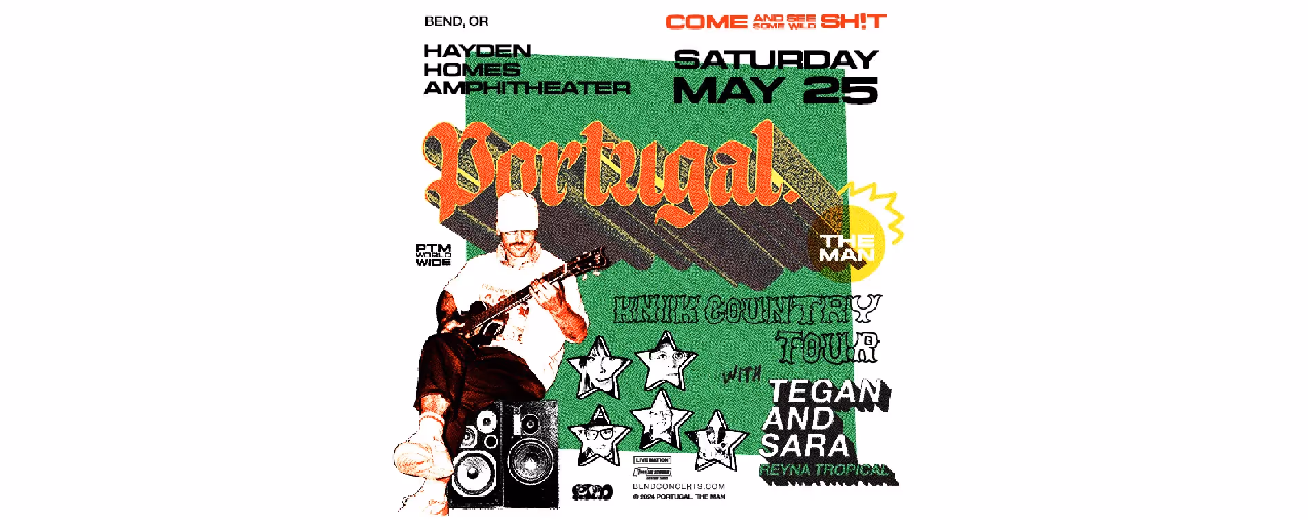 Portugal. The Man The Knick Country Tour 2024 Hayden Homes Amphitheater