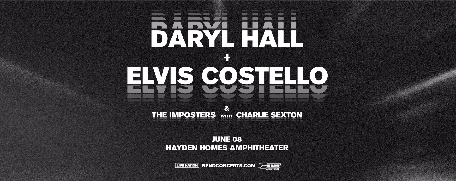 Daryl Hall and Elvis Costello 2024 Tour Hayden Homes Amphitheater