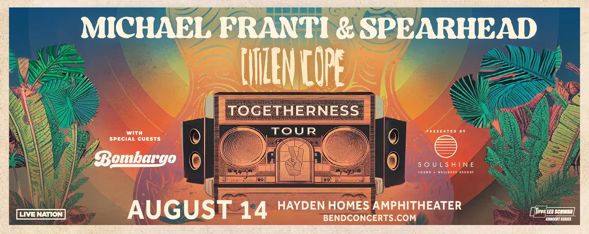 Michael Franti & Spearhead Tour 2024 Hayden Homes Amphitheater