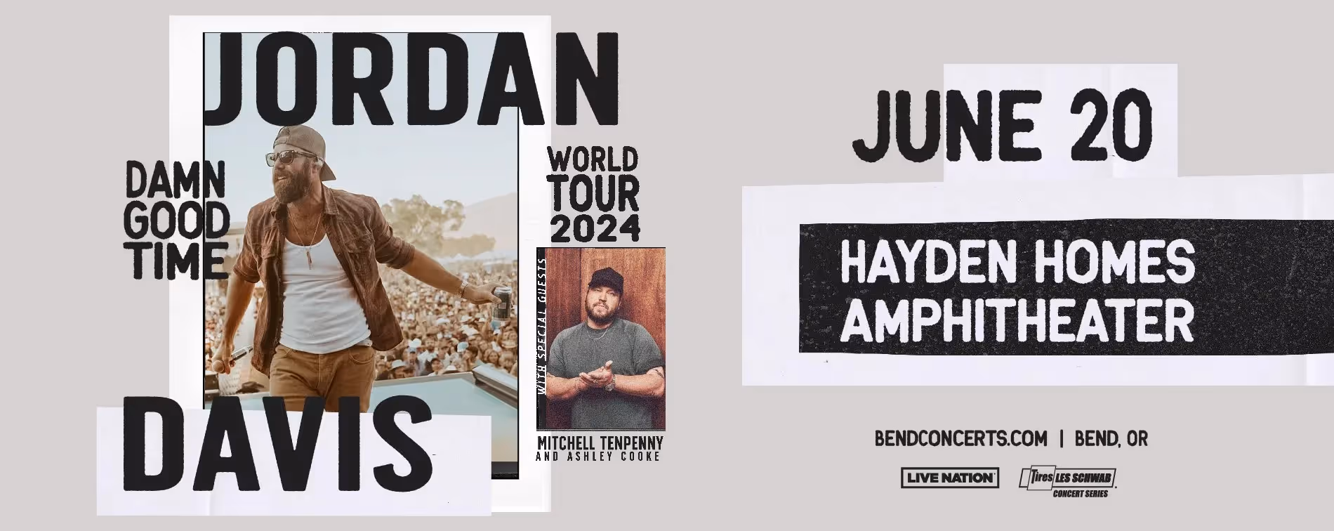 Jordan Davis Damn Good Time World Tour 2024 - Hayden Homes Amphitheater