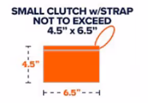 Info graphic of approved clutch size per new venue regulations