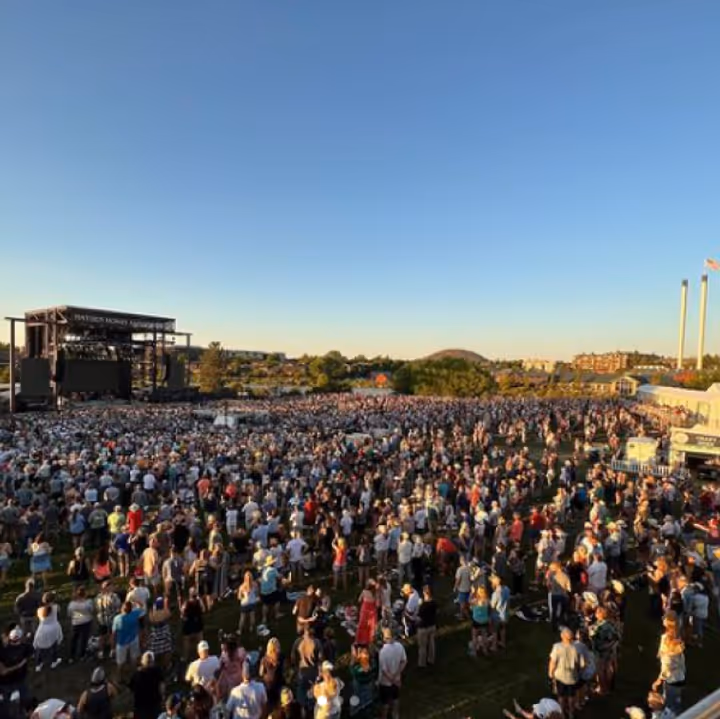 Crowd shot at Kenny Chesney - one of the top social media post of 2022