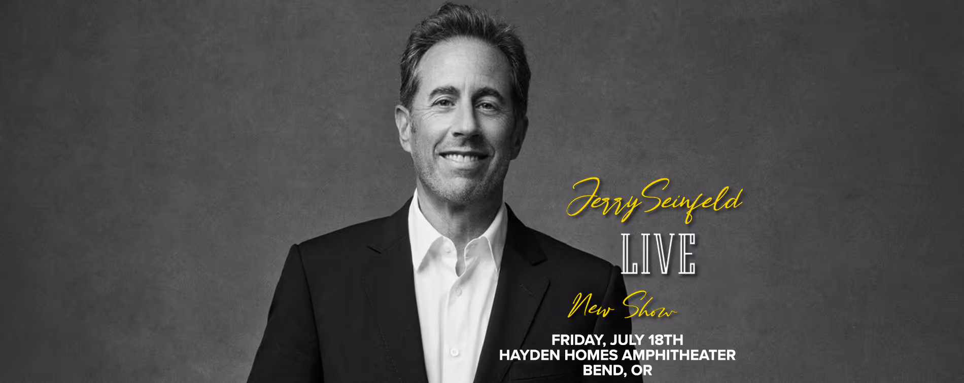 Jerry Seinfeld performs Hayden Homes Amphitheater in Bend, Oregon on July 18