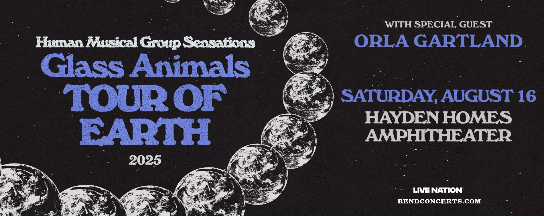 Glass Animals play Hayden Homes Amphitheater in Bend, Oregon Saturday, Aug. 16