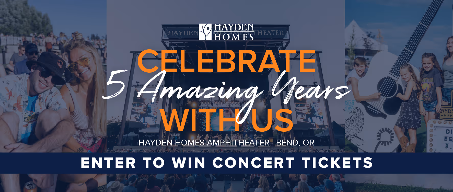 Hayden Homes celebrates 5th anniversary of naming rights partnership with the Old Mill District and Live Nation