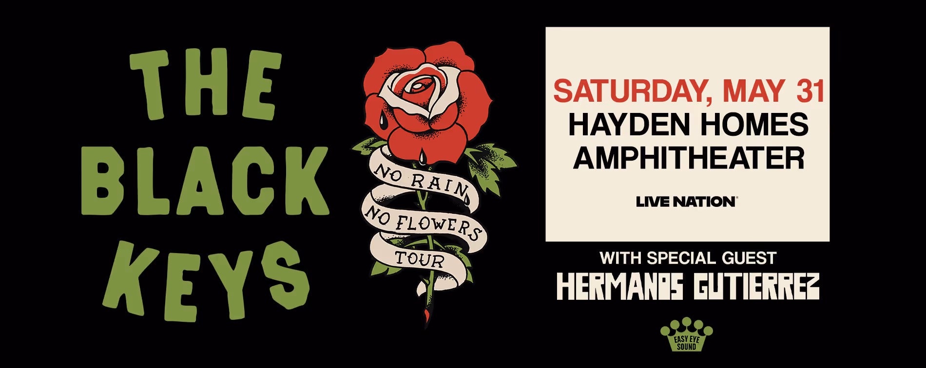 The Black Keys play Hayden Homes Amphitheater in Bend, Oregon Saturday, May 31