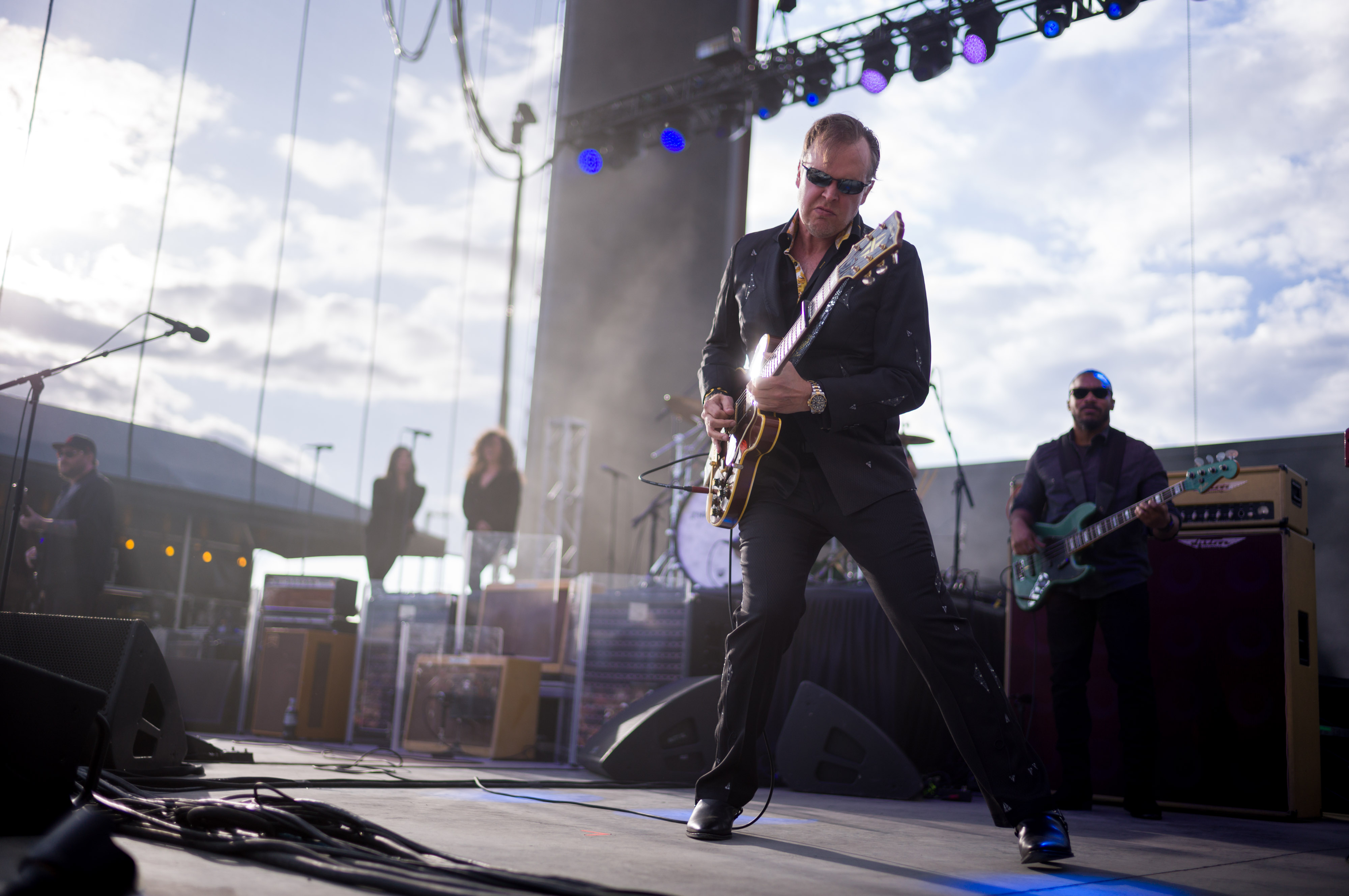 Joe Bonamassa playing Hayden Homes Amphitheater in Bend, Oregon in 2021. Photo Rob Kerr