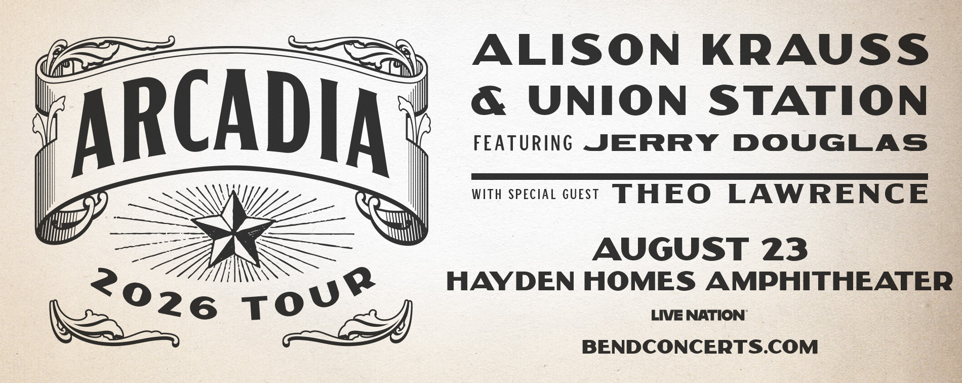 Alison Krauss & Union Station play Hayden Homes Amphitheater in Bend, Oregon Sunday, Aug. 23.