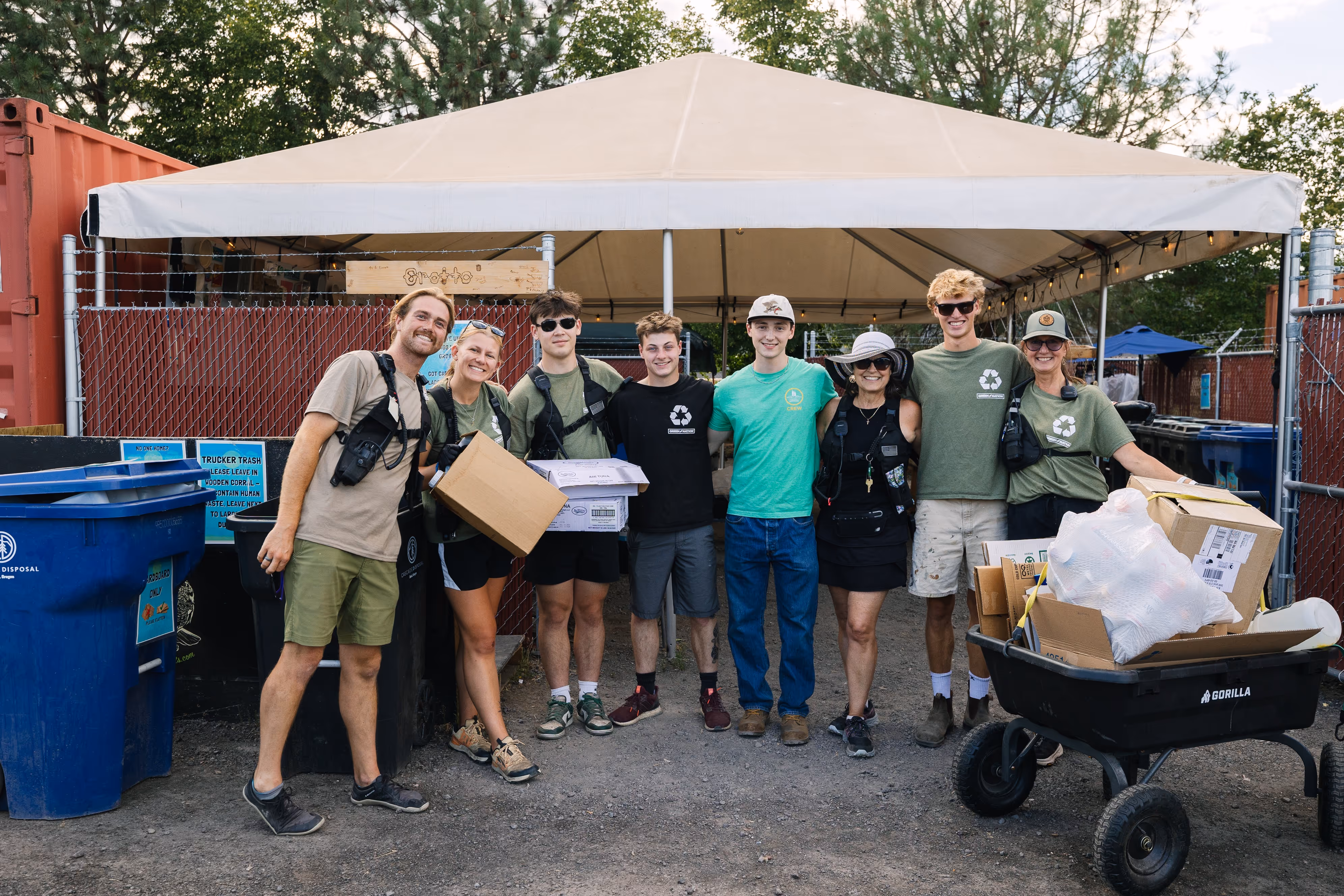Photo of the award-winning Hayden Homes Amphitheater Green Team who lead the industry in sustainability efforts.