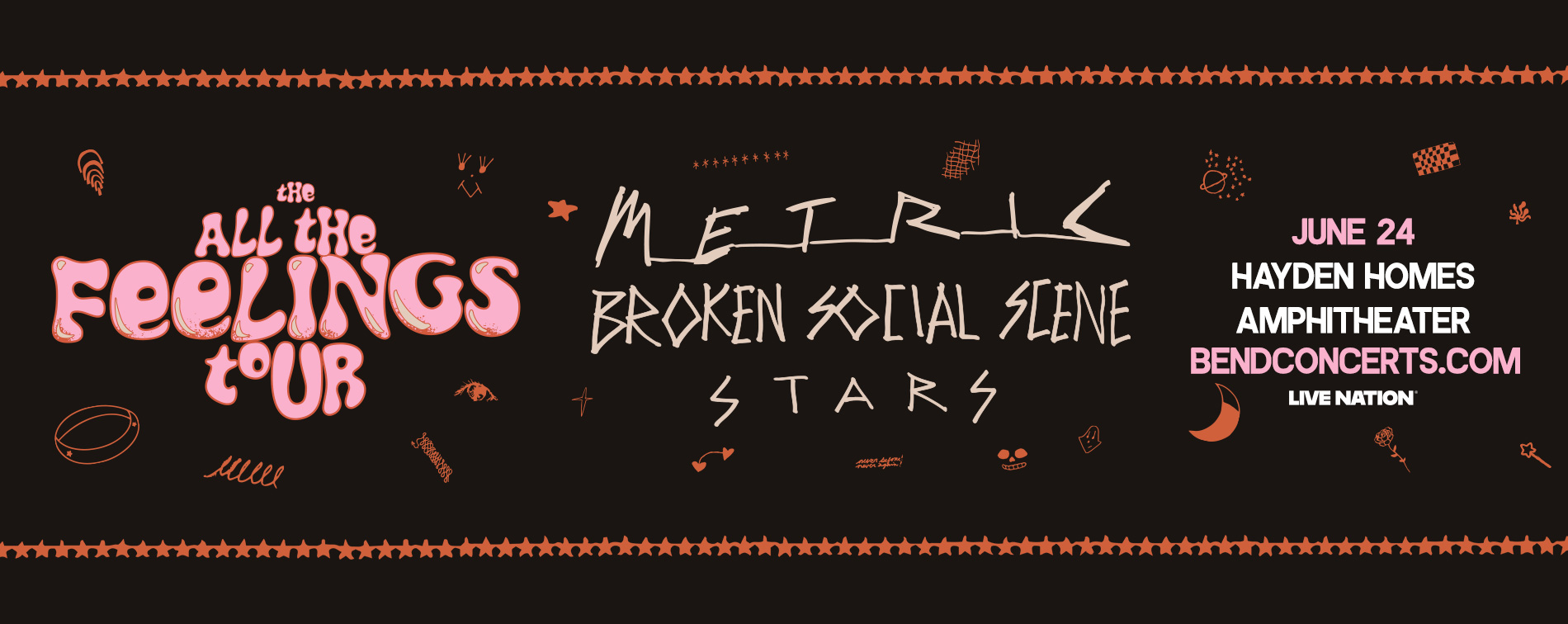 Metric, Broken Social Scene, and Stars