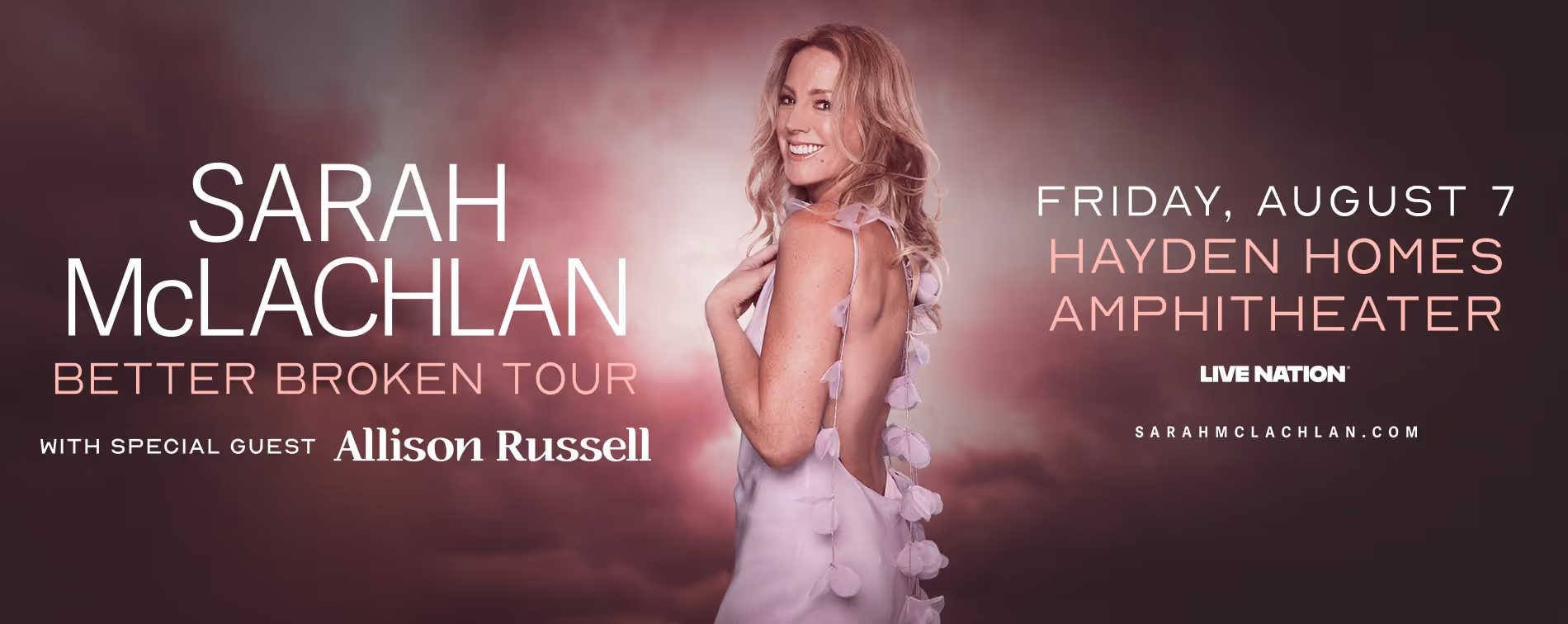Sarah McLachlan performs Hayden Homes Amphitheater in Bend, Oregon Friday, Aug. 7.