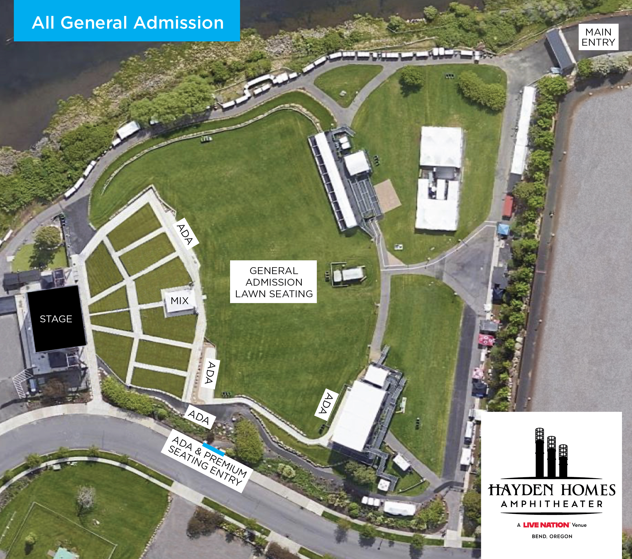 2026 All General Admission Venue Map