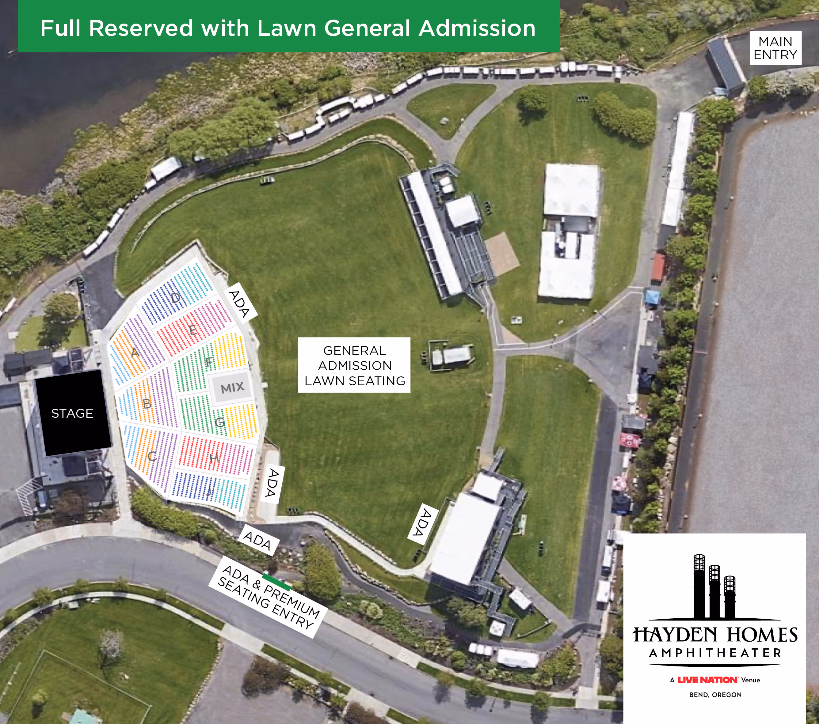 HHA Full Reserve Seat Map